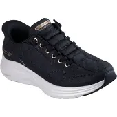 SKECHERS Skecherstil kvinder. 150413 Slip-Ins sneakers: Contour Foam - Cozy Fit Golden Hour sort (39), Fast, Blonder, Casual