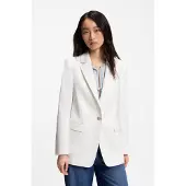 BOSS Regular fit blazer i crepe med stræk