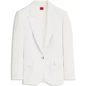 HUGO Regular fit blazer med metalknap