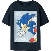 Name it Shirts 'NKMActis Sonic' marin / lyseblå / lysegul / hvid