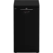 Beko b300 BDFS15021B - Opvaskemaskine - Niche - bredde: 45 cm - dybde: 57 cm - højde: 82 cm - sort