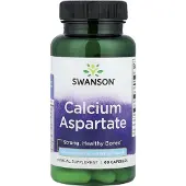 Swanson Health , Kalsium Aspartat, 200 mg, 60 Kapsler