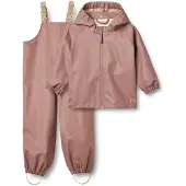 Wheat Regntøj m. Seler - PU - Charlie - Dusty Lilac - - 4 år (104) - Regntøj