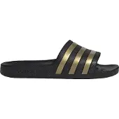 Adidas Adilette Aqua Badesandal - Sort/guld, størrelse 46