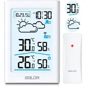Berdsen Meteorologinė stotelė su ekranu BD-911, balta