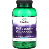 Swanson Health , Kaliumglukonat, 99 mg, 250 Kapsler