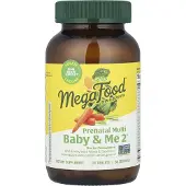 MegaFood , Baby & Me 2, Graviditets Multi, 120 Tabletter