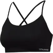 Hummel Sports-BH 'Juno' lysegrå / sort