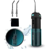 Cecotec Oral Irrigator | ToothCare Jet Splash | 150 ml | Juodas/Mėlyna | Number of heads 2