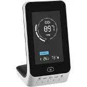Suomen Lämpömittari TFA AIRCO2NTROL UP - Thermo-hygro-CO2 måler - digital - hvid