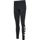 Hummel Sportsbukser 'Pulse' sort-meleret / hvid
