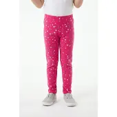 Happy girls Leggings blå / hindbær / sølv / hvid