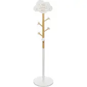 Atmosphera knagerække til børnetøj, MDF, 135,5 cm, med sky