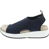 Caprice Sandal, blue, made of Textiles without heel, Size 41