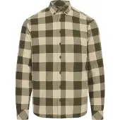 Blend Skjorte 'BHBUSTER' creme / mørkegrøn