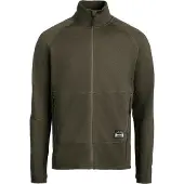 Lundhags Tived Merino Full Zip M, mellemlag, grøn
