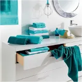 Egeria Håndklæder DIAMANT TURQUOISE 50x100 - 4 stk