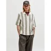Jack & Jones Skjorte 'JORTYLER' beige / pastelgrøn