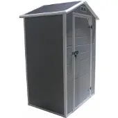 Saska Garden værktøjshaveskur i PVC 133,5x103x202 cm