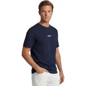 BOSS Relaxed-fit T-shirt med lagdelt logoprint