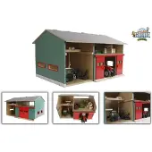 Kids Globe værksted/garage med døre 1:32 (610816)