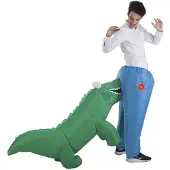 Creaciones Llopis Oppustelig Dino Bider Røv Kostume