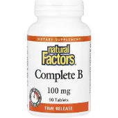 Natural Factors , Complete B, 90 Tabletter
