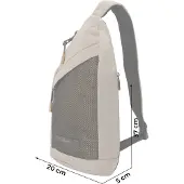 Calvin Klein Skuldertaske taupe / sort