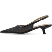 Bianco Slingpumps 'Kristin' sort / sølv