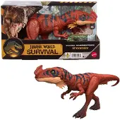 Mattel Jurassic World WILD ROAR Afrovenator, 4 År, Flerfarvet, Plast