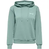 Only Play Sweatshirt 'Cava Life' lysegrøn / hvid