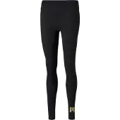 Puma Essentials+ Metallic Leggings Women, Clothing, Black, XXL