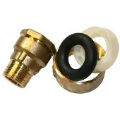 Isiflo Murgennemføring 40mm-1 nippel - med 2 1/2omløber.
