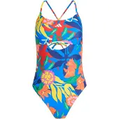 Adidas Mexicana Florals Tie-back Badedragt, størrelse 42