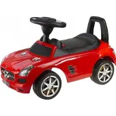 Leantoys Mercedes-Benz el-køretøj rød
