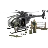 World Peacekeepers 1:18 Kamp Helikopter inkl. 2 figurer