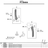Shimano Fc-en500 Højre Pedalarm