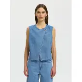 Selected Vest blue denim