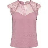 ONLY Bluse 'ONLMette' lyserød