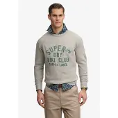 Superdry Superdrytil mænd. M2014474A Merchant sweatshirt grå (XXL), Casual, Bomuld