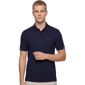BOSS Bluser & t-shirts 'Parlay 147' beige / mørkeblå / hvid