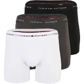 Tommy Hilfiger Underwear Boksershorts mørkegrå / sort / hvid