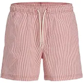 Jack & Jones Badeshorts 'JPSTMaui Ocean' melon / hvid