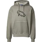 Karl lagerfeld JEANS Sweatshirt 'ECLIPSE' taupe / sort