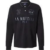 La Martina Bluser & t-shirts blå / sort