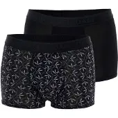 Dagi Boksershorts mørkegrå / sort