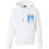 Karl lagerfeld JEANS Sweatshirt 'OUT OF BLUE' himmelblå / hvid