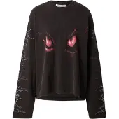 Weekday Shirts 'Danya' lysegul / rød / sort / hvid