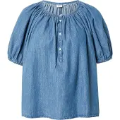 Gap Bluse 'POPOVER' blue denim