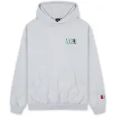 AND1 Sweatshirt 'Core Retro' blå / grå-meleret / grøn / hvid